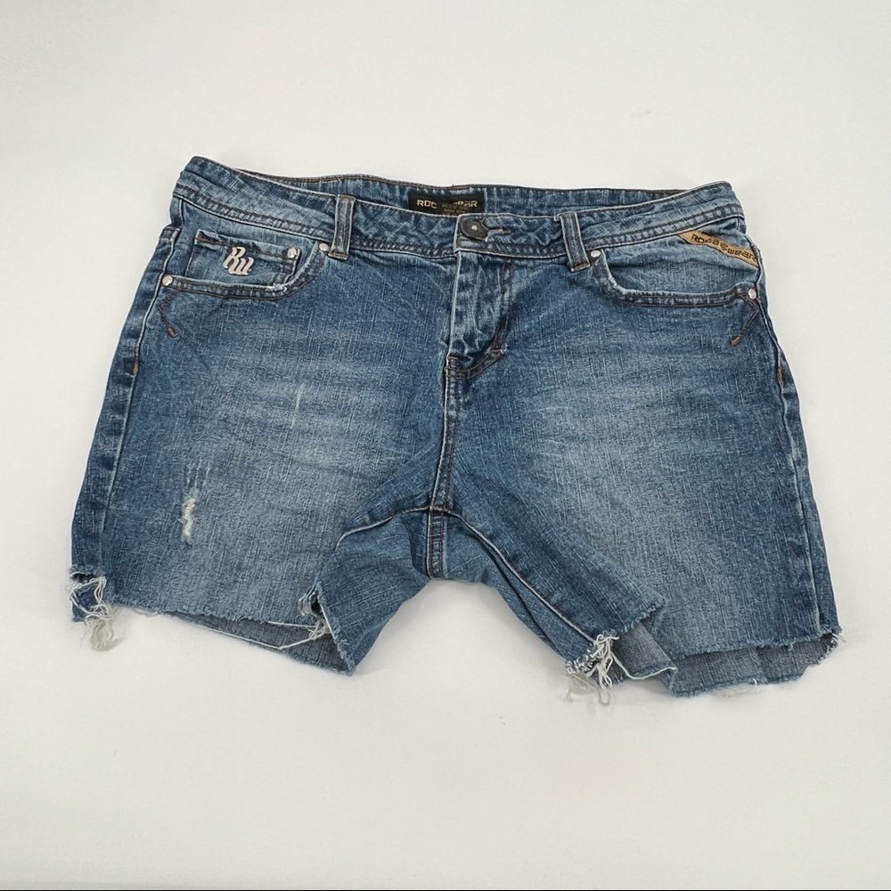 Roca Wear Cut Off Distressed Denim. Jean Shorts Size 9 Women’s